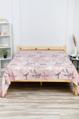 Простыня бязь ГОСТ Лаура розовый